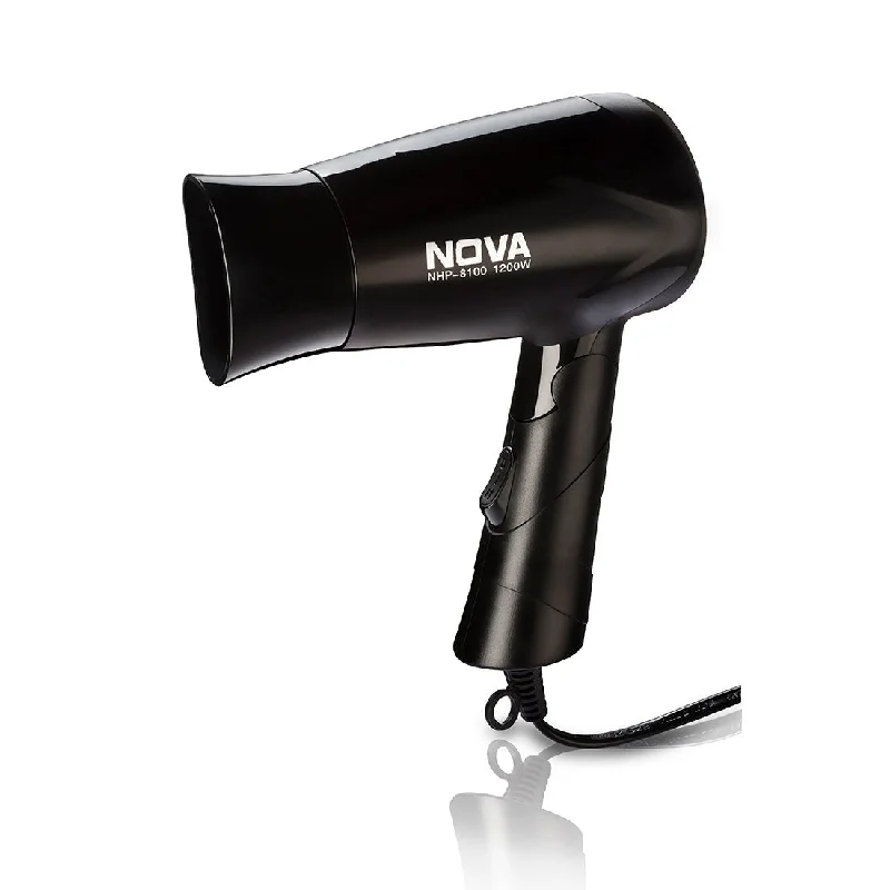 Nova Silky Shine Hot And Cold Foldable NHP 8100 Hair Dryer