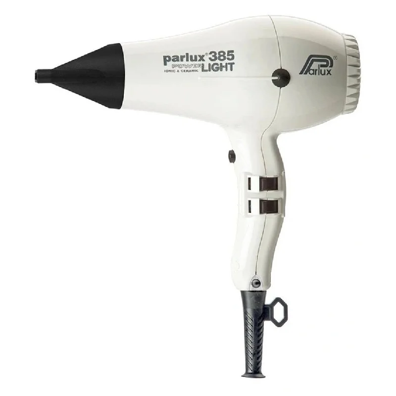 Parlux 385 Powerlight Ceramic & Ionic 2150W Hair Dryer White