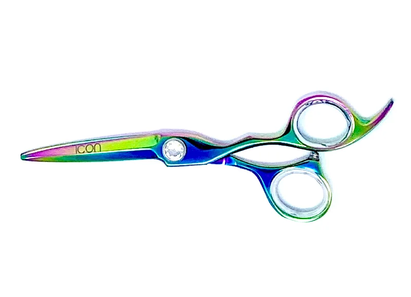 5.5" ICT-200 Multi-Color Titanium Point Cutting Short Shear