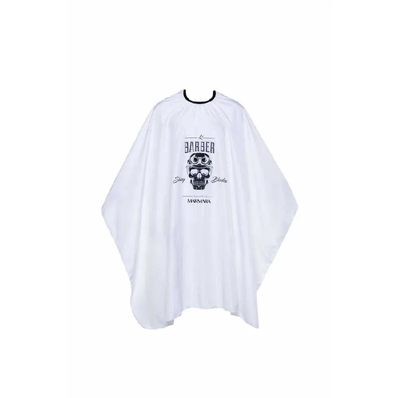Marmara Barber Cape White Skull