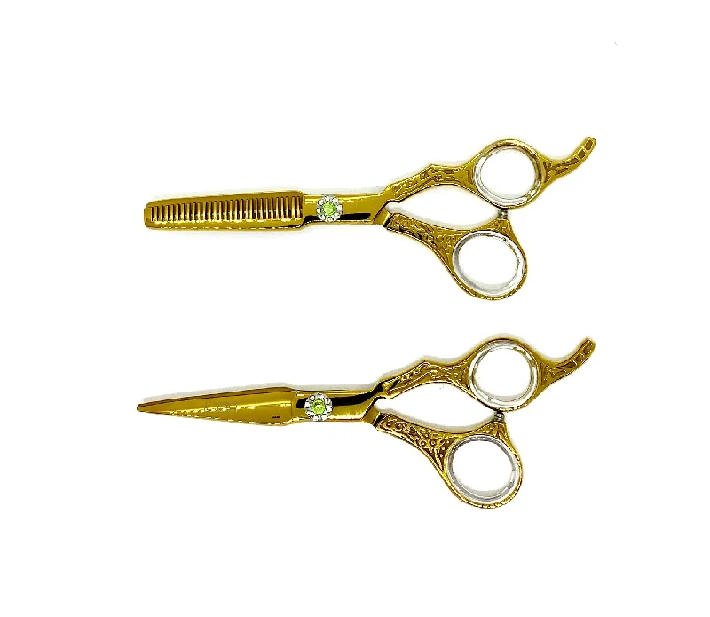 NEW * DESTINY SHEAR SET IN GOLD 6.0 ICT-108