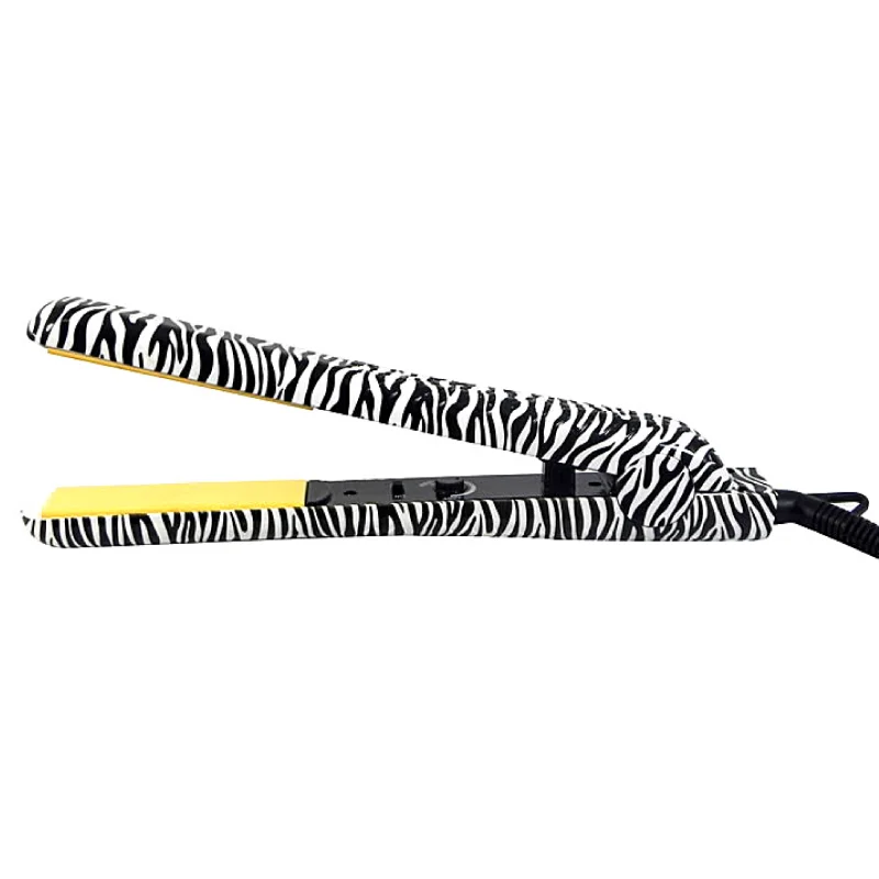 White Zebra w/Yellow Plates | Flat Iron